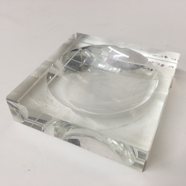 ASHTRAY, Glass Scandinavian Style - Square